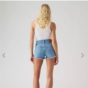 Levi's Light Blue Jean Shorts for Women